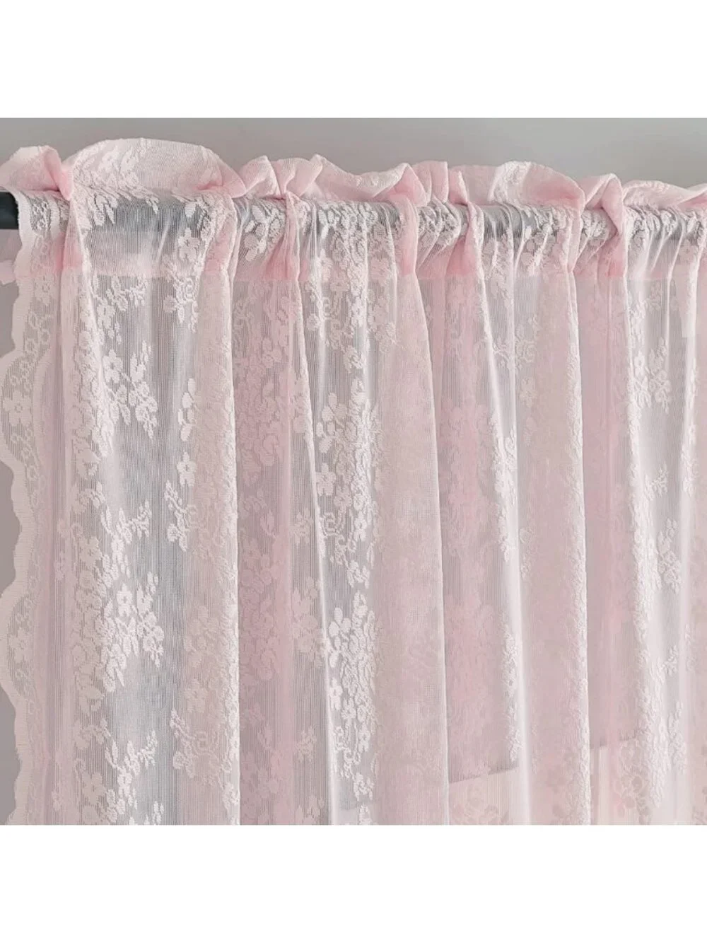 Vintage Floral Lace Curtains 84